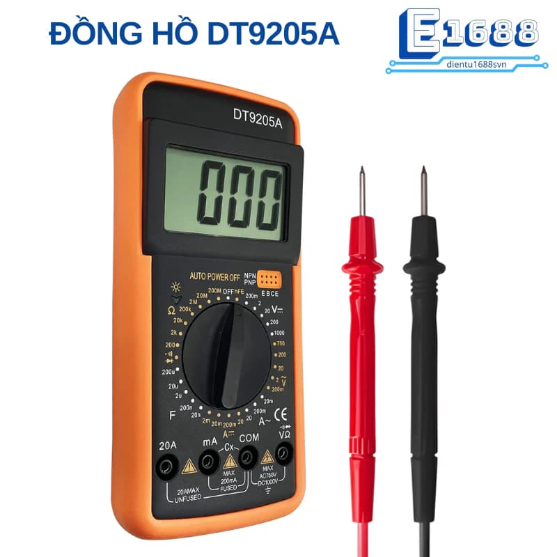 Đồng hồ đo điện áp DT9205A